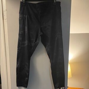 Black Camouflage Leggings